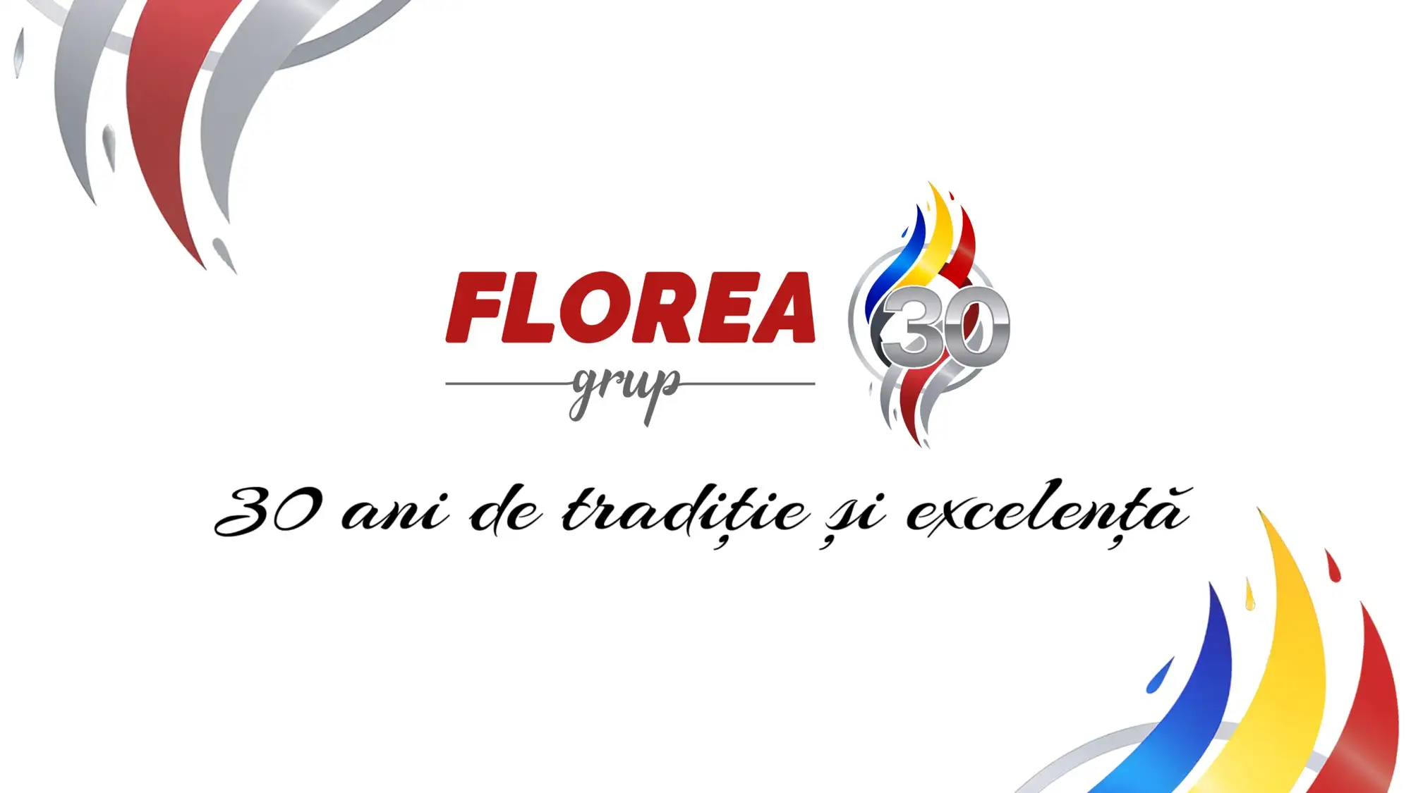 Sigla aniversară Florea Grup — 30 de ani de tradiție și excelență